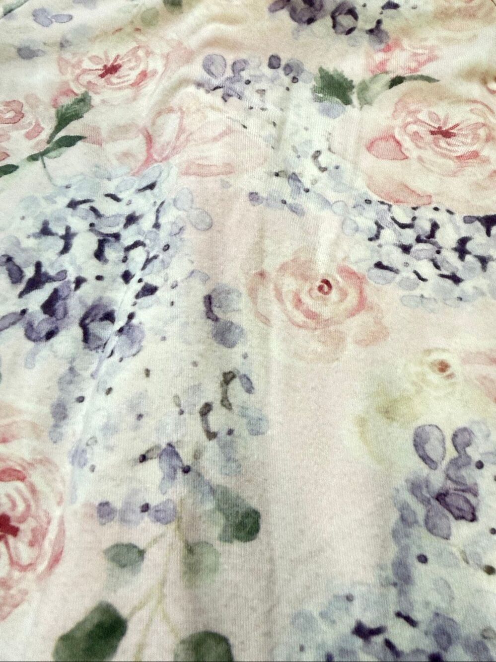 Caden Lane Water Color Florals Sleeper 0-3 Months - Picture 5 of 5